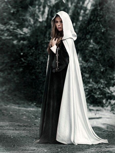 blue velvet elven wizard witch cloak medieval fantasy cape with hood more cloaks white cape