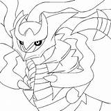 Giratina Pokemon Pages sketch template