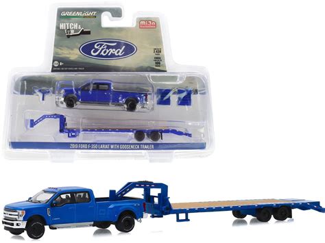 quality products  ford   dually black box trailer car hauler truck  scale diecast