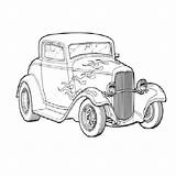 Coloring Rod Pages Hot Lowrider Drawings Car Truck Street Cars Drawing Print Line Book Adult Color Kids Colouring Cartoon Sketch sketch template