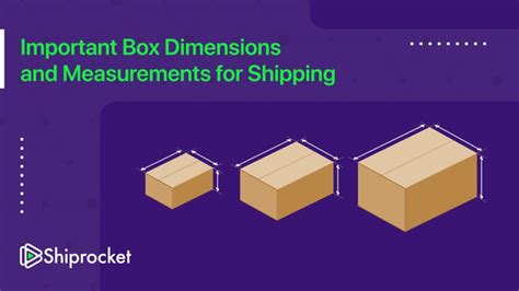 box dimensions  measurements  shipping  overview shiprocket