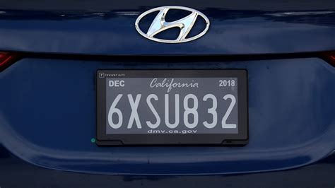 digital license plates roll out in california mpr news