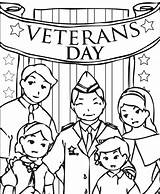 Coloring Veterans Remembrance sketch template