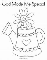 Coloring God Made Pages Special Am Colouring Preschool Loves Gardening Clean Heart Create Sheets Printable Color Clipart Colour Twisty Noodle sketch template
