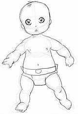 Drawing Draw Baby Babies Step Cartoon Tutorial Realistic Lesson Bodies Do Drawings Easy Faces Trace Toddlers Body Toddler Head Tutorials sketch template