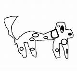 Dog Spotted Coloring Coloringcrew Pages sketch template
