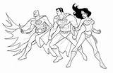 Superman Batman sketch template