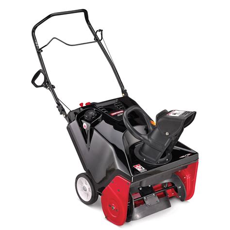 craftsman   cc single stage snowblower  electric start