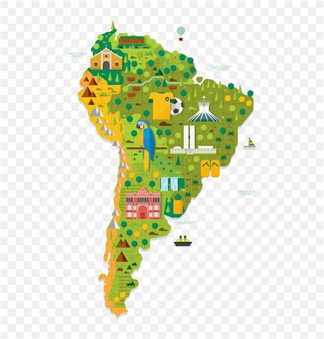 south america illustrated maps cartography png xpx south
