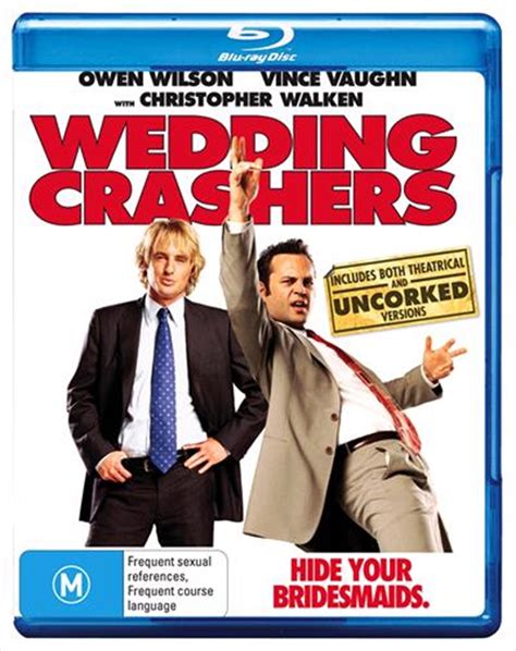 wedding crashers special edition uncorked edition comedy blu ray sanity