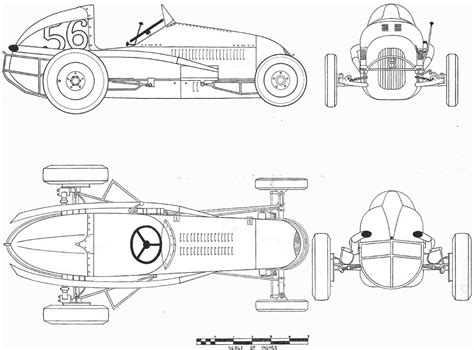 race car blueprints