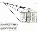 Perspectief Drawing Perspective Kunst Aquarel Huizen Lessen Geometrische Steden Fotografie Mode sketch template
