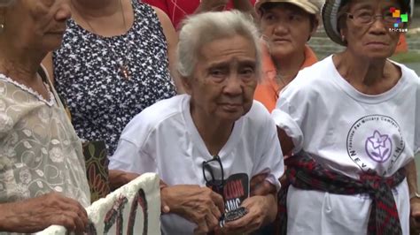 Comfort Women Survivors In Philippines Protest Japanese Pm S Visit