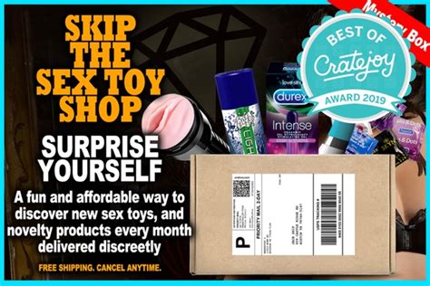 Mystery Pleasure Box Monthly Sex Toy Subscription Box Cratejoy