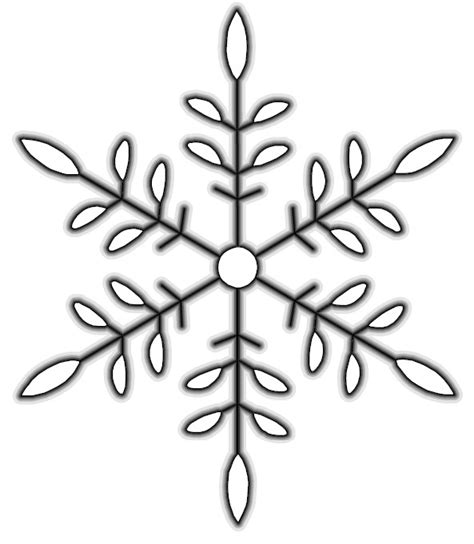 simple snowflake drawing  getdrawings