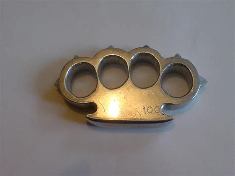weaponcollector s knuckle duster and weapon blog home made 100 knuckle duster