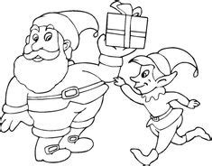 santa  elf coloring page coloring pages christmas coloring pages