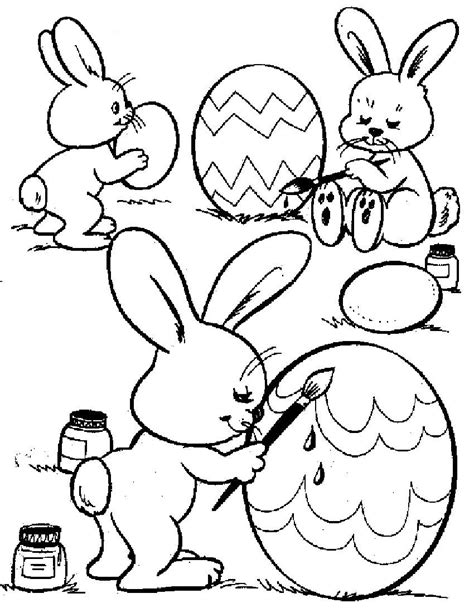 easter pages  color coloring pages