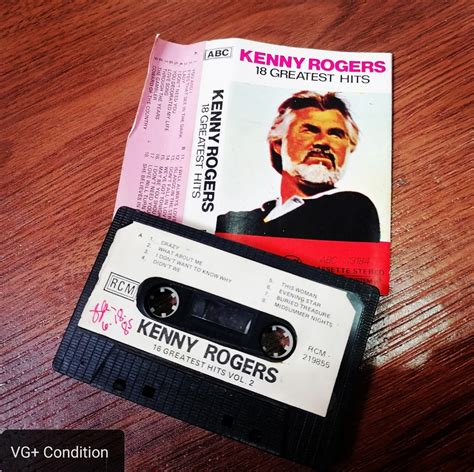 Kenny Rogers 18 Greatest Hits Cassette Tape Bootleg Cassette Tapes