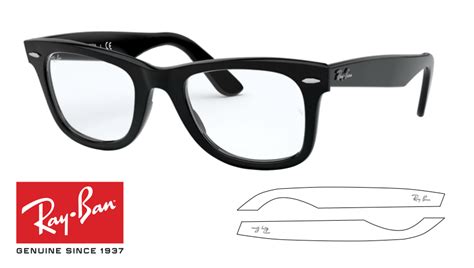 ray ban  original eyeglasses replacement arms temples