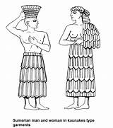 Mesopotamia Sumerian Kaunakes Sumerios Sumeria Sumer Vestimenta Assyria Middle Costume Woolen Babylon Indumentaria Relaciones Prematrimoniales Divorcio Traje Costura Epoca Cloak sketch template