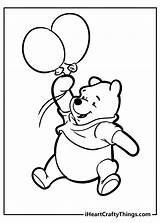 Pooh Coloring Bear sketch template