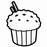Pastry Muffin Clipart Cupcakes Cake Pastries Svg Sweet Bakery Line Cupcake Bake Dessert Drawing Tag Pixabay Transparent Svgsilh Info Webstockreview sketch template