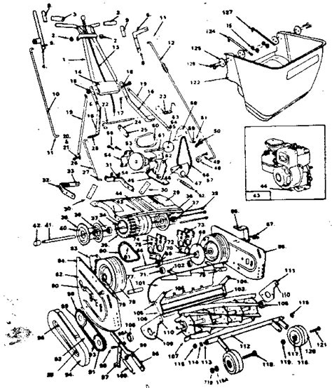 mclane craftsman  power reel mower parts model  sears