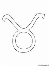 Taurus Designlooter Horoscope sketch template