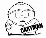 Cartman Eric sketch template
