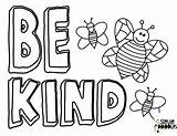 Kind Coloring Pages Printable Kindness Bee Kids Sheets Stevie Doodles Print Choose Board sketch template