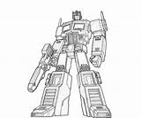 Coloring Pages Prime Optimus Transformer Transformers Printable Popular Kids sketch template