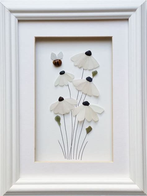 sea glass flowers mothers day gift floral home decor etsy sea