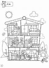 Coloriages Coloriage Binnenkant Colorier Worksheets Maisons Maternelle Fle Justine Getdrawings Lh5 Juf Florine Bouwen Espace Abrir Voda Nás Kudy Doma sketch template