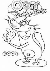 Oggy Cockroaches Tocolor sketch template