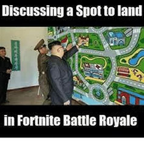 Discussing A Spot To Land In Fortnite Battle Royale