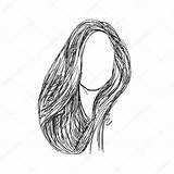 Wig Hair Drawing Stock Drawn Sketch Hand Getdrawings Illustrations Vectors Clipart sketch template