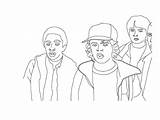 Stranger Things Coloring Pages Dustin Printable Print Season Friends Size Xcolorings sketch template