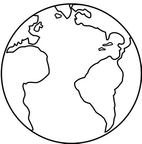 easy    pics  earth coloring page color earth coloring clipart  clipart