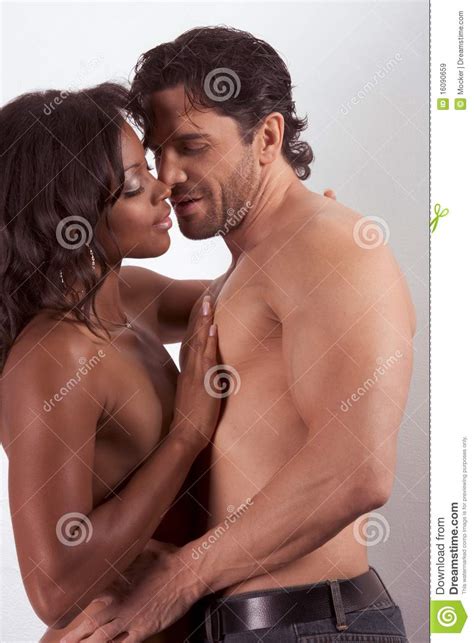 Gay Interracial Men Kissing