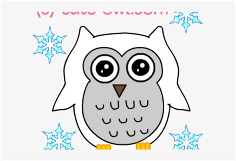 crmla cute snowy owl clipart