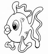 Coloring Pages Seaweed Cliparts Fish Sweet Favorites Add sketch template