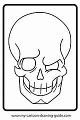 Coloring Skull Pages Simple Easy Draw Drawing Sugar Popular Getdrawings Coloringhome sketch template