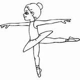 Girl Coloring Dancing Pages Dance Kids Choose Board sketch template
