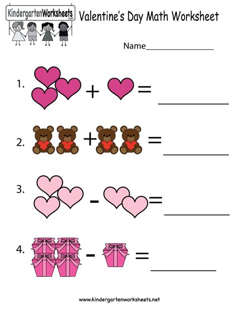 printable preschool valentine worksheets  printable