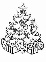 Albero Colorare Disegni Weihnachtsbaum Geschenke Malvorlagen Weihnachtsbäume Colorkid sketch template