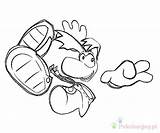 Rayman Coloriage Colorir Ausmalbilder Coloriages Imprimer Rabbids Personaggio Coloringhome Kolorowanki Raskrasil Insertion Globox Colorironline Pokolorujmy sketch template