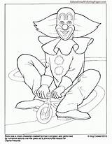 Coloring Library Clown Color sketch template