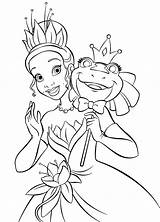 Frog Princess Coloring Pages Print sketch template