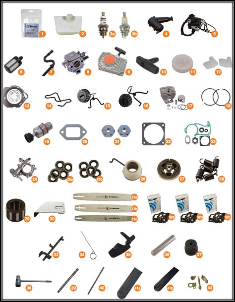 replacement parts  stihl   stihl ms small engines pro dealer